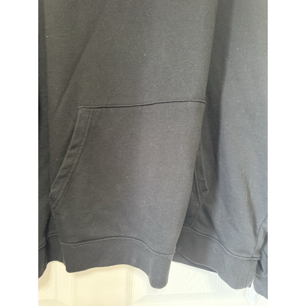 Mens 2XL Black Hoodie‎ Sweatshirt Classic Basic No Boundaries Pullover - Picture 2 of 8